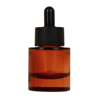 Explosiva nya produkter Plattform Bärnstensfärgad cirkulär parfym 30 ml glasflaska med låg MOQ
